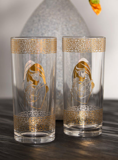 Set de vasos dorados Disney Mulan