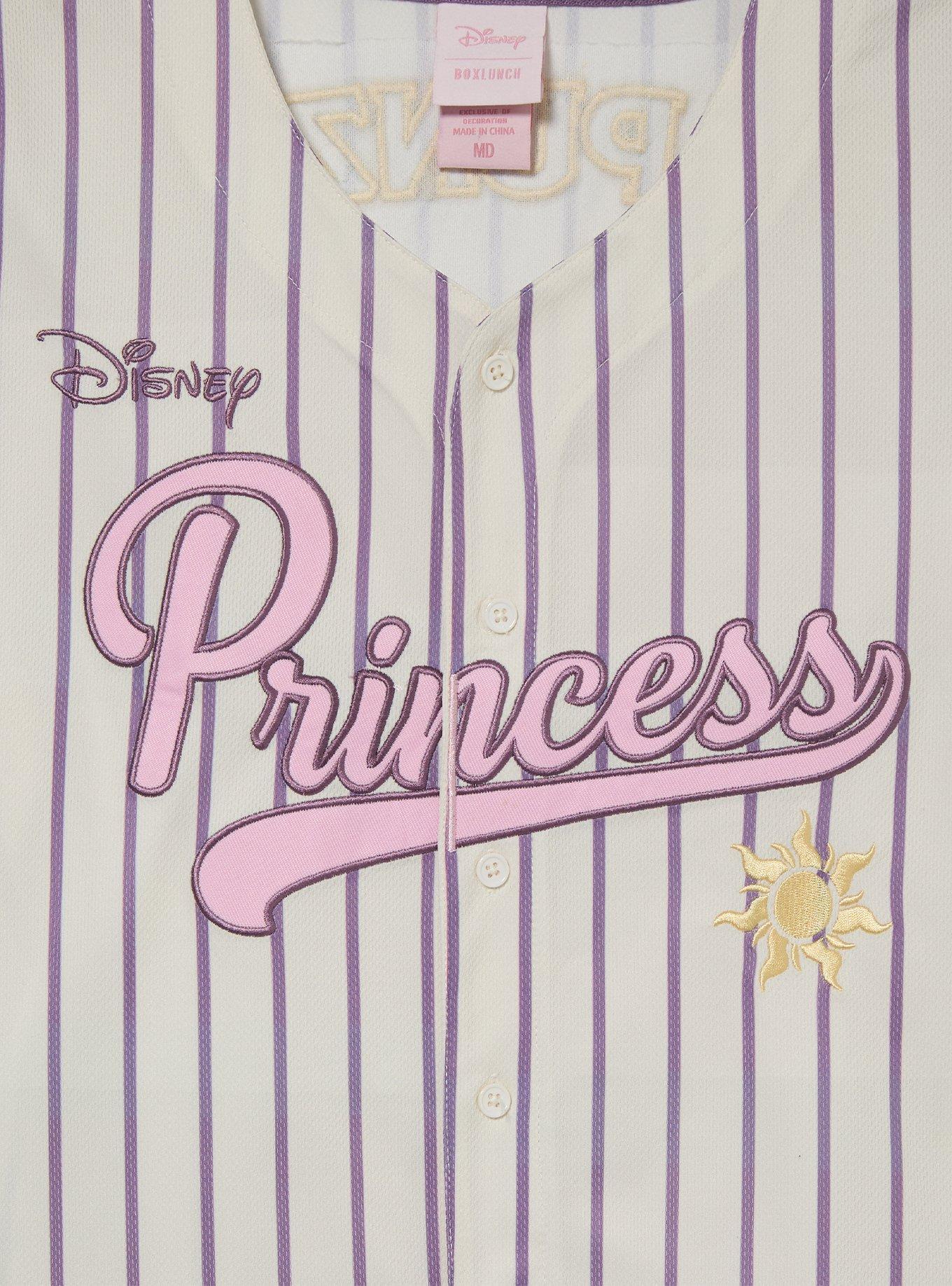 Camisa corta estilo béisbol Rapunzel para mujer