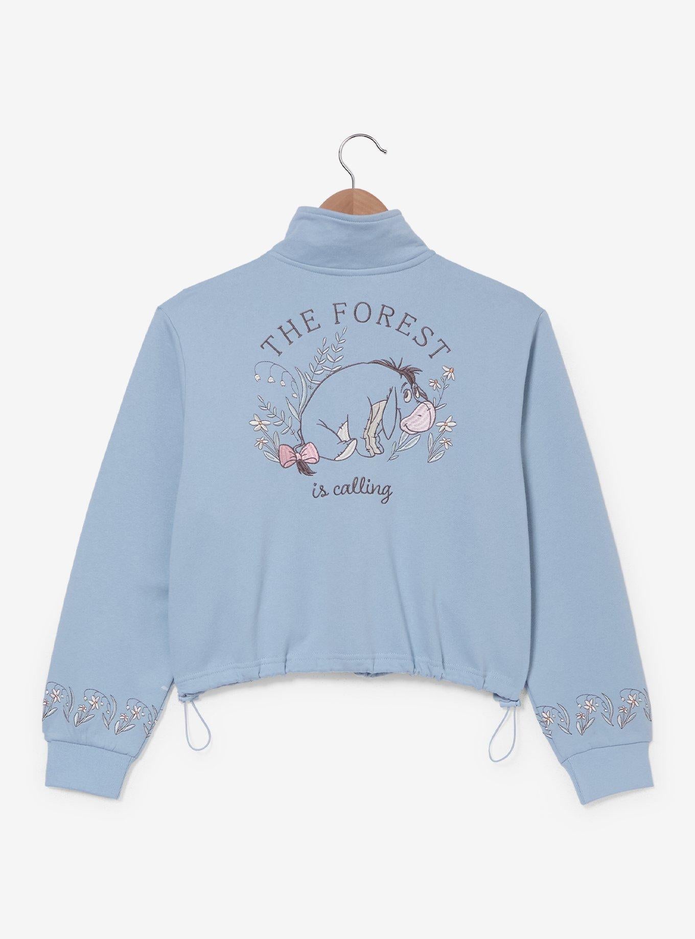 Polerón corto deportivo Eeyore Floral de Winnie the Pooh