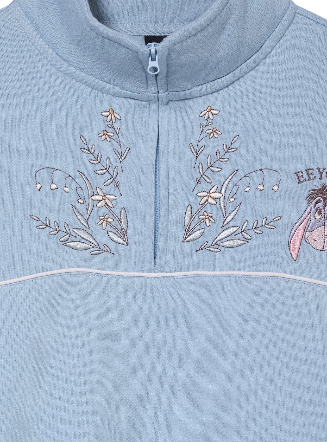 Polerón corto deportivo Eeyore Floral de Winnie the Pooh