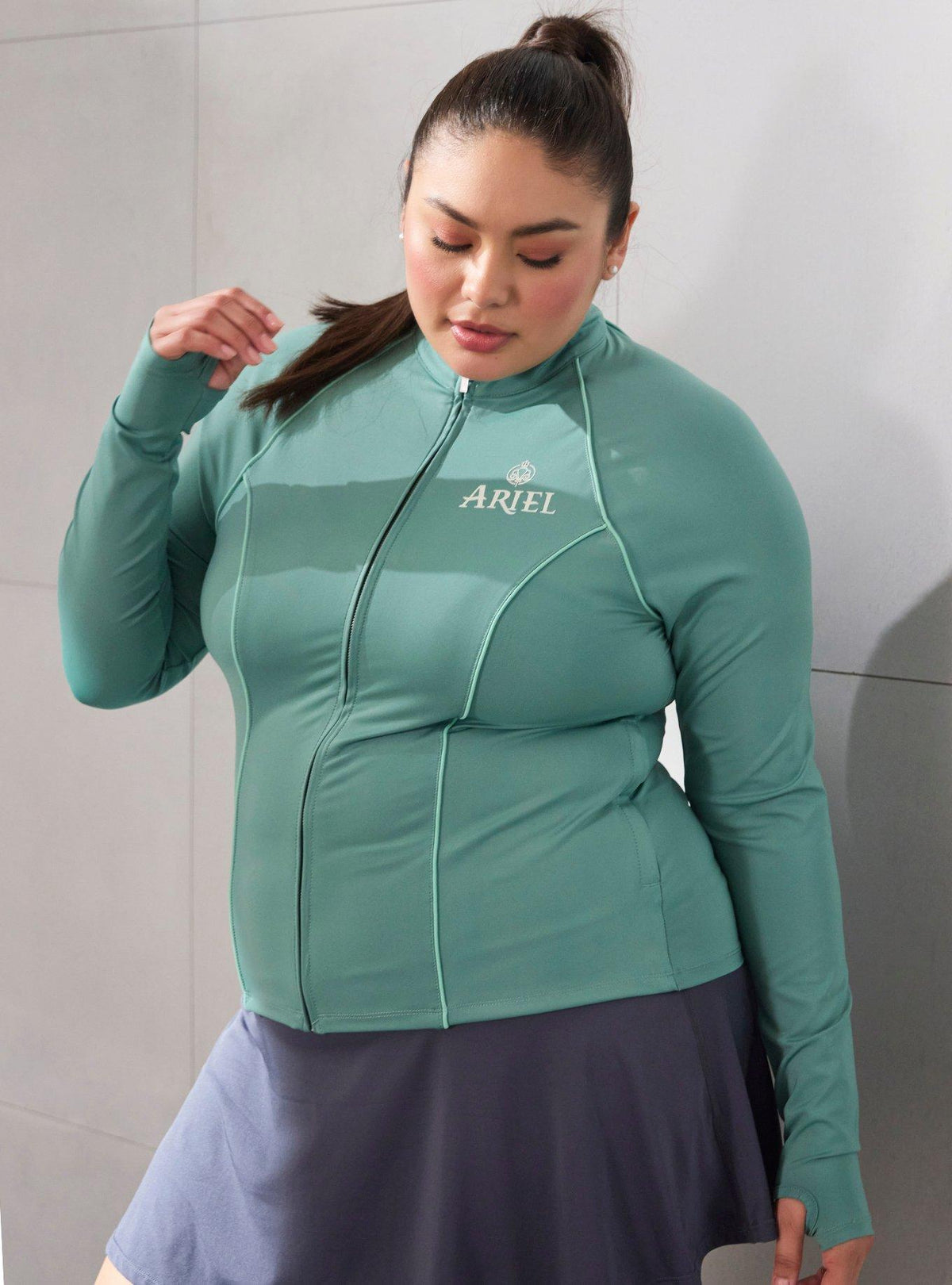 Chaqueta deportiva plus size de Ariel, La Sirenita