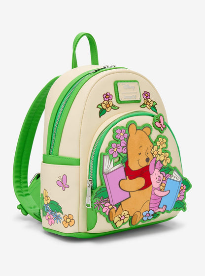 Mochila mini Disney Winnie the Pooh Pooh y Piglet leyendo