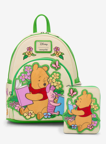 Mochila mini Disney Winnie the Pooh Pooh y Piglet leyendo