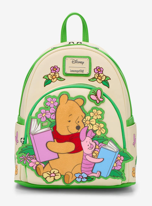 Mochila mini Disney Winnie the Pooh Pooh y Piglet leyendo