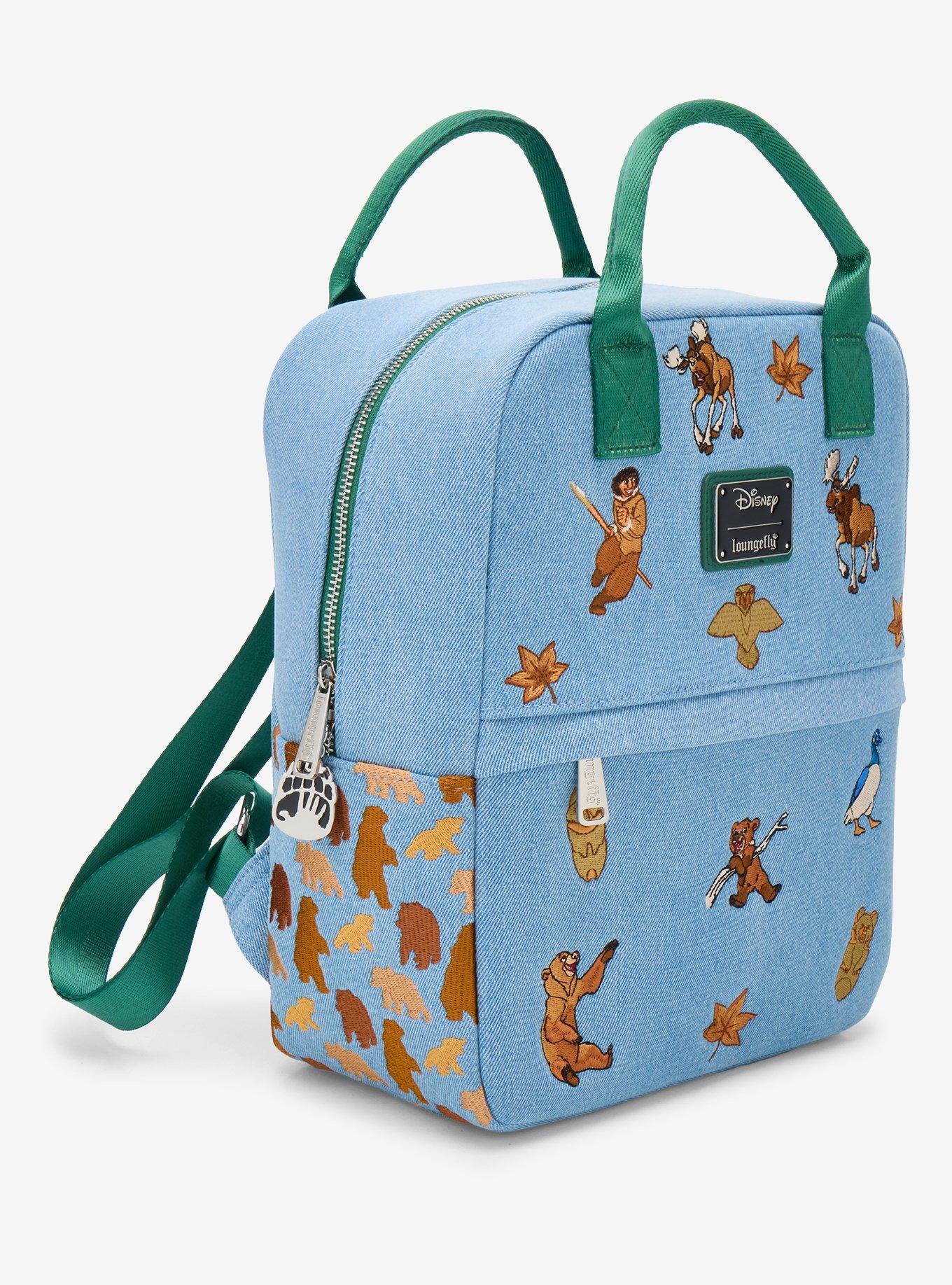 Mochila mini de mezclilla Disney Brother Bear bordada