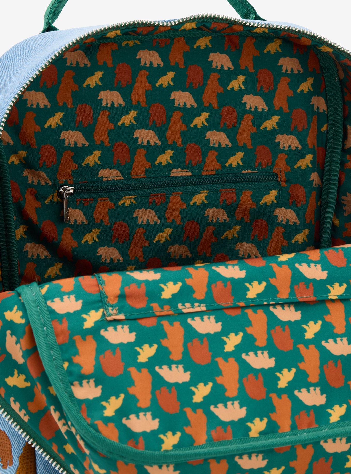 Mochila mini de mezclilla Disney Brother Bear bordada