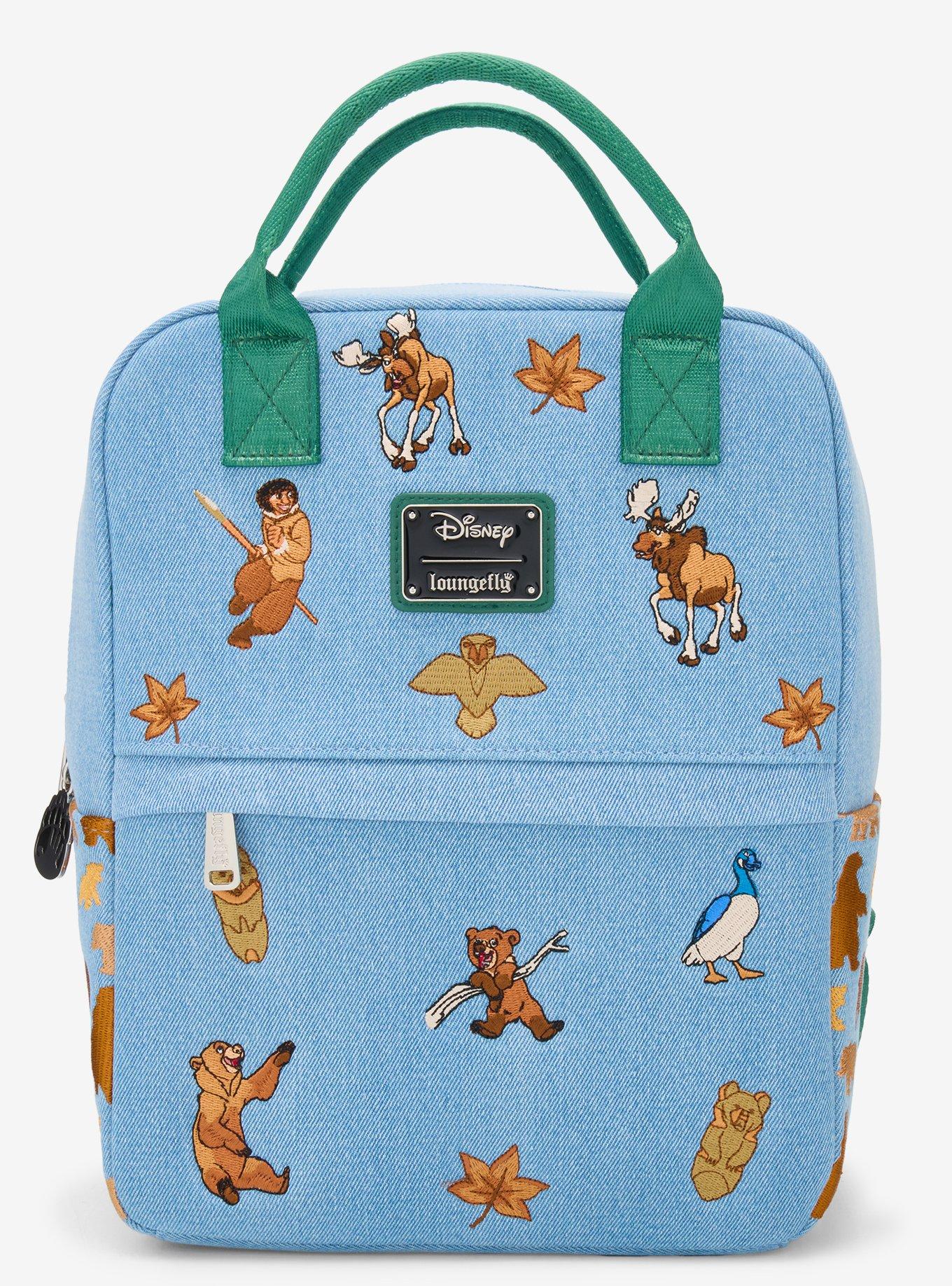 Mochila mini de mezclilla Disney Brother Bear bordada