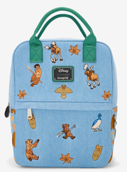 Mochila mini de mezclilla Disney Brother Bear bordada