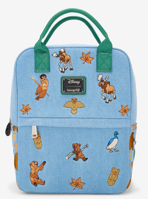 Mochila mini de mezclilla Disney Brother Bear bordada
