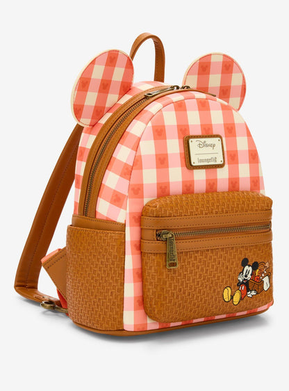 Mochila mini Picnic de Mickey Mouse con orejas