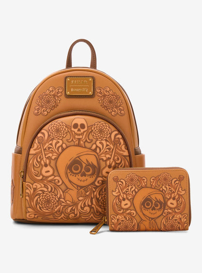 Billetera Disney Pixar Coco Floral de Miguel