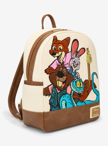 Mochila mini Disney Zootopia 2 con retrato grupal