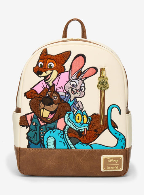 Mochila mini Disney Zootopia 2 con retrato grupal