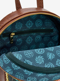 Mochila mini Toothless con flores