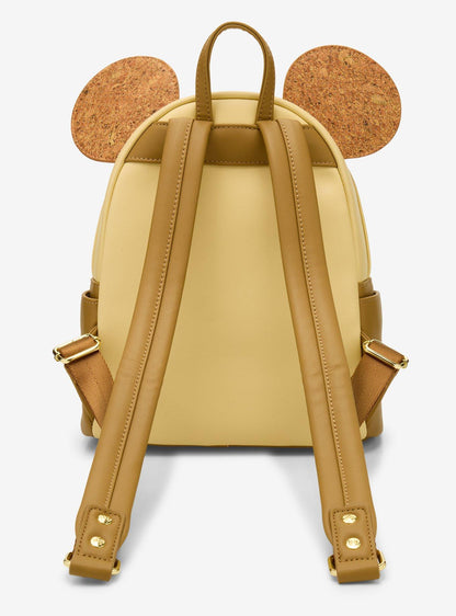 Mochila mini con orejas de corcho y pin Mickey Mouse
