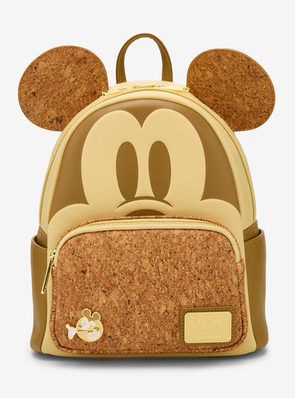 Mochila mini con orejas de corcho y pin Mickey Mouse