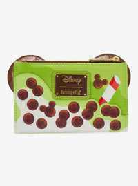 Billetera Loungefly de Mickey Mouse con diseño de té verde y boba