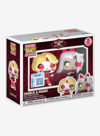 Set de llaveros Pocket Pop! Charlie y Vaggie - Hazbin Hotel