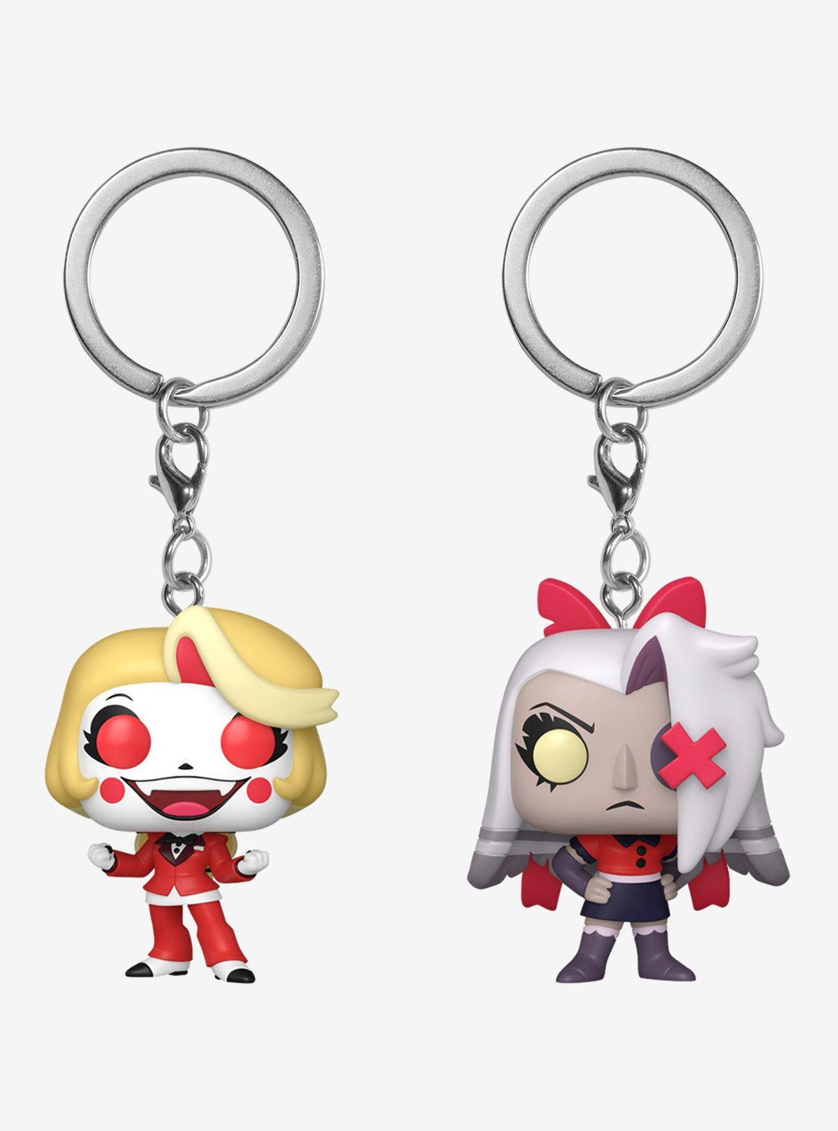 Set de llaveros Pocket Pop! Charlie y Vaggie - Hazbin Hotel
