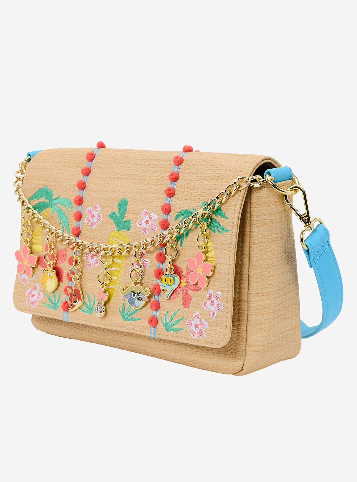 Cartera bandolera bordada tropical Zootopia 2