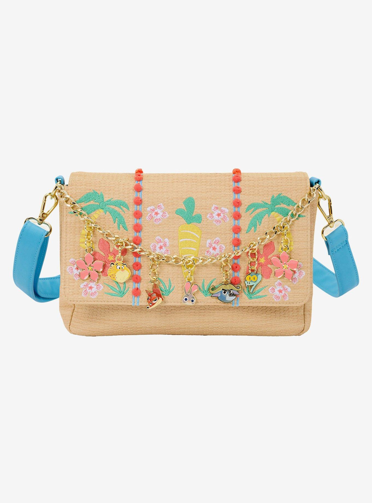 Cartera bandolera bordada tropical Zootopia 2
