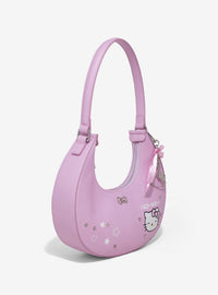 Cartera rosada con dije de Hello Kitty