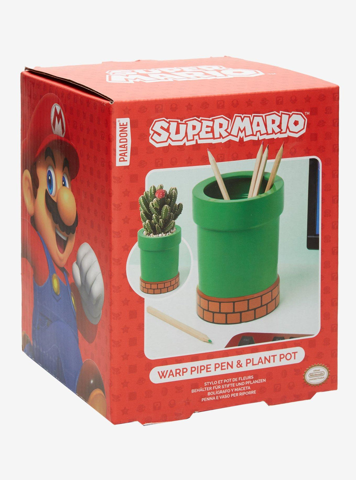 Macetero y portalápices Tubería de Teletransporte de Super Mario