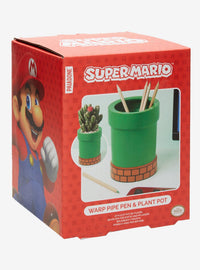 Macetero y portalápices Tubería de Teletransporte de Super Mario