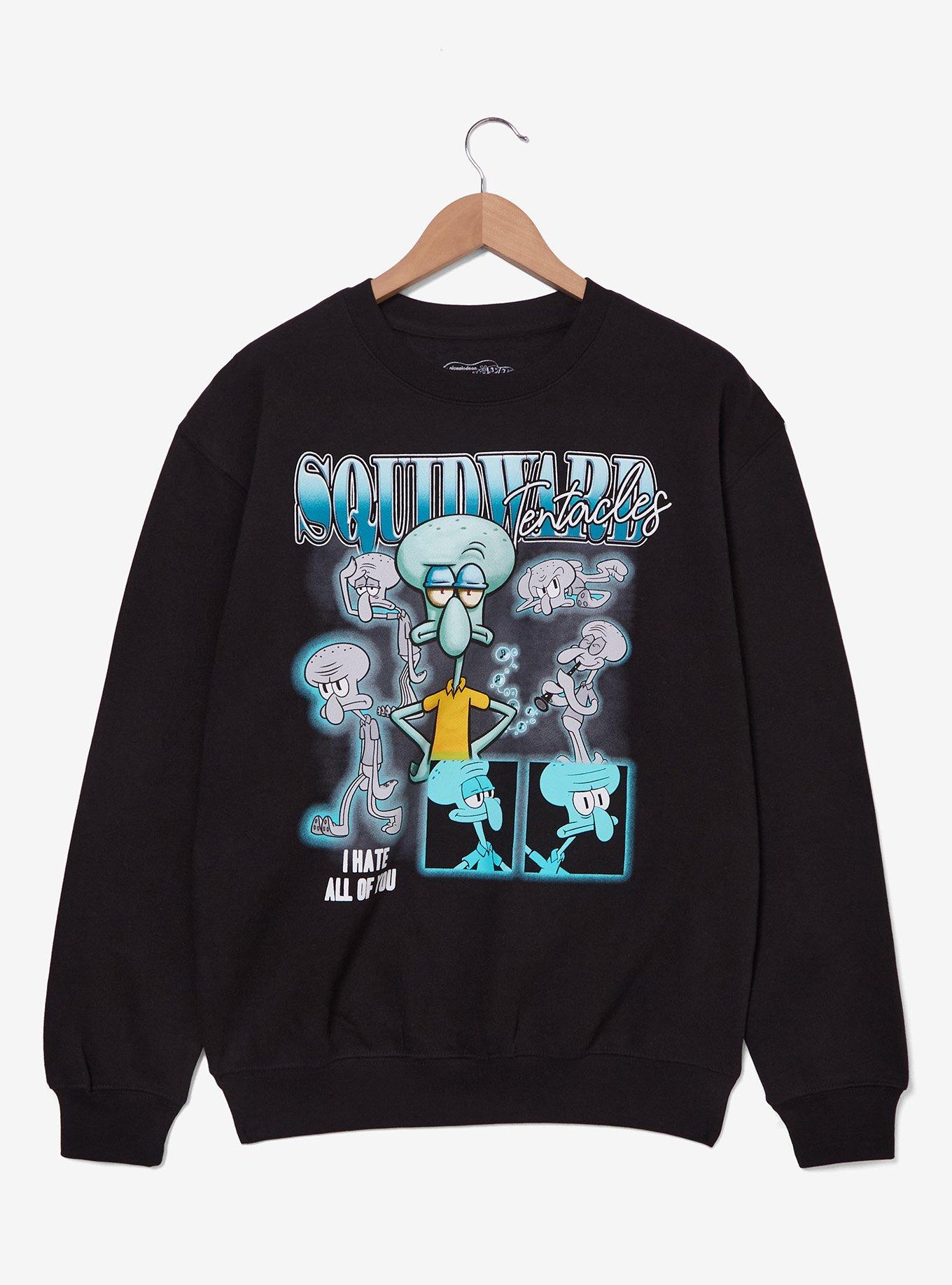Polerón SpongeBob SquarePants con retratos de Squidward Tentacles