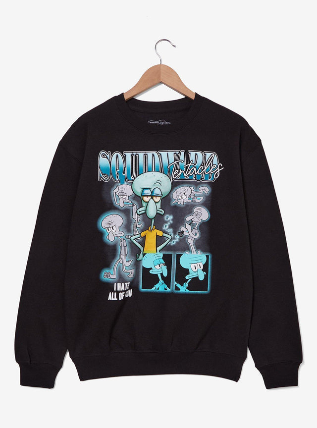 Polerón SpongeBob SquarePants con retratos de Squidward Tentacles