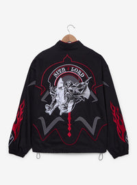 Chaqueta estilo moto bordada Darth Maul de Star Wars