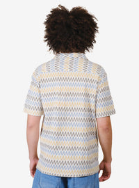 Camisa Zig Zag tejida blanca