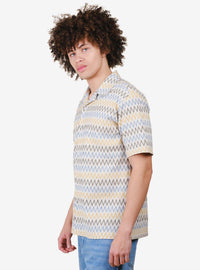 Camisa Zig Zag tejida blanca