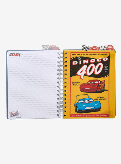 Cuaderno con separadores de Lightning McQueen