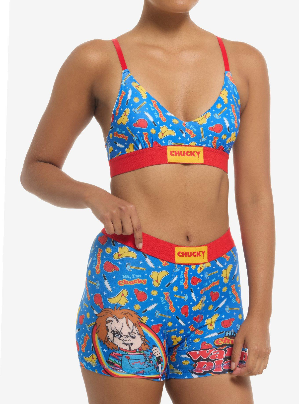 Set de sostén y calzón boyshort de Chucky