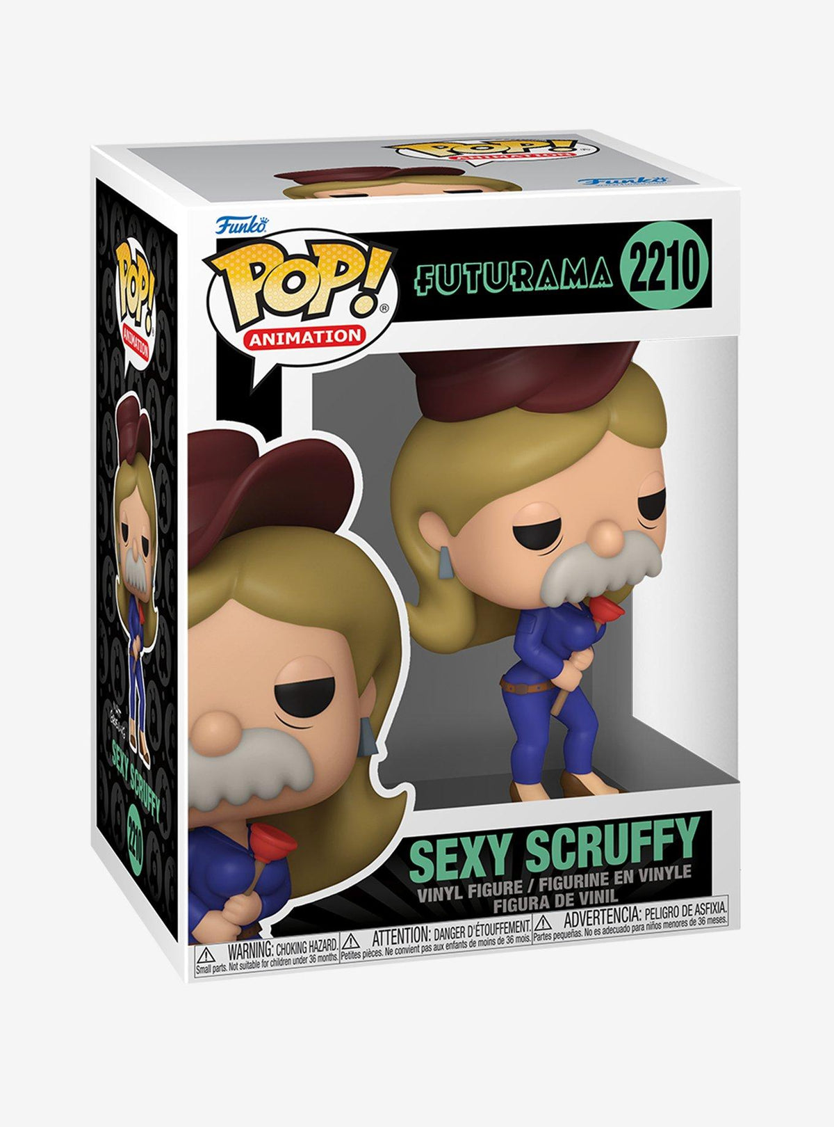 Figura Funko Pop! Animation Sexy Scruffy - Futurama