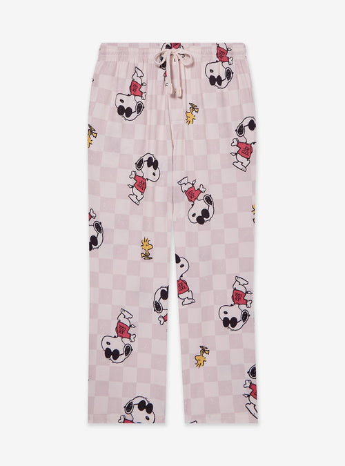 Pantalón de pijama Peanuts Snoopy, Joe Cool y Woodstock