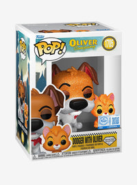 Funko Pop! Disney Oliver y su pandilla: Dodger con Oliver