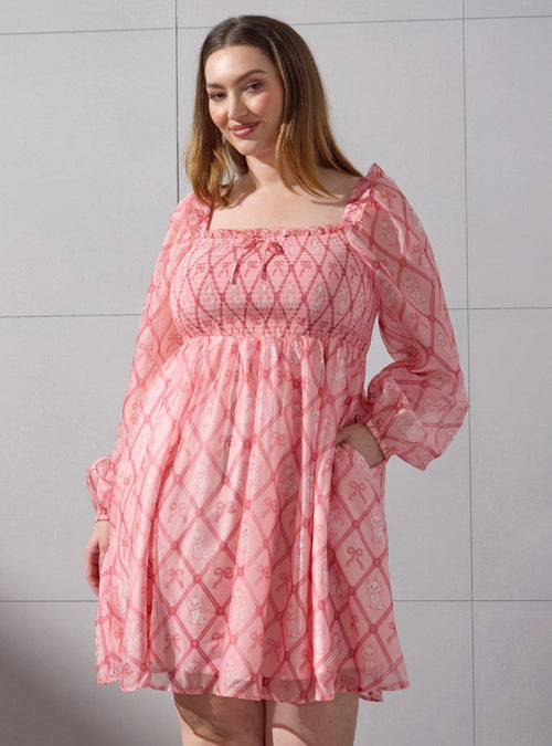 Vestido de manga larga Marie The Aristocats Plus Size