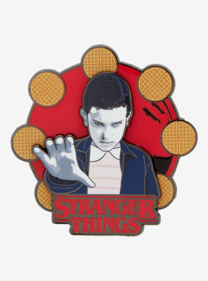 Pin giratorio de Eleven y waffles de Stranger Things