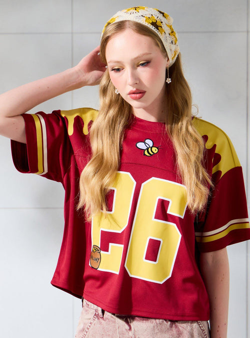 Polera deportiva corta Winnie the Pooh