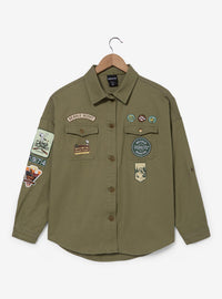 Camisa de mezclilla Peanuts Beagle Scouts para mujer