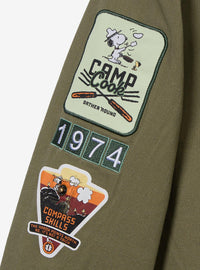 Camisa de mezclilla Peanuts Beagle Scouts para mujer
