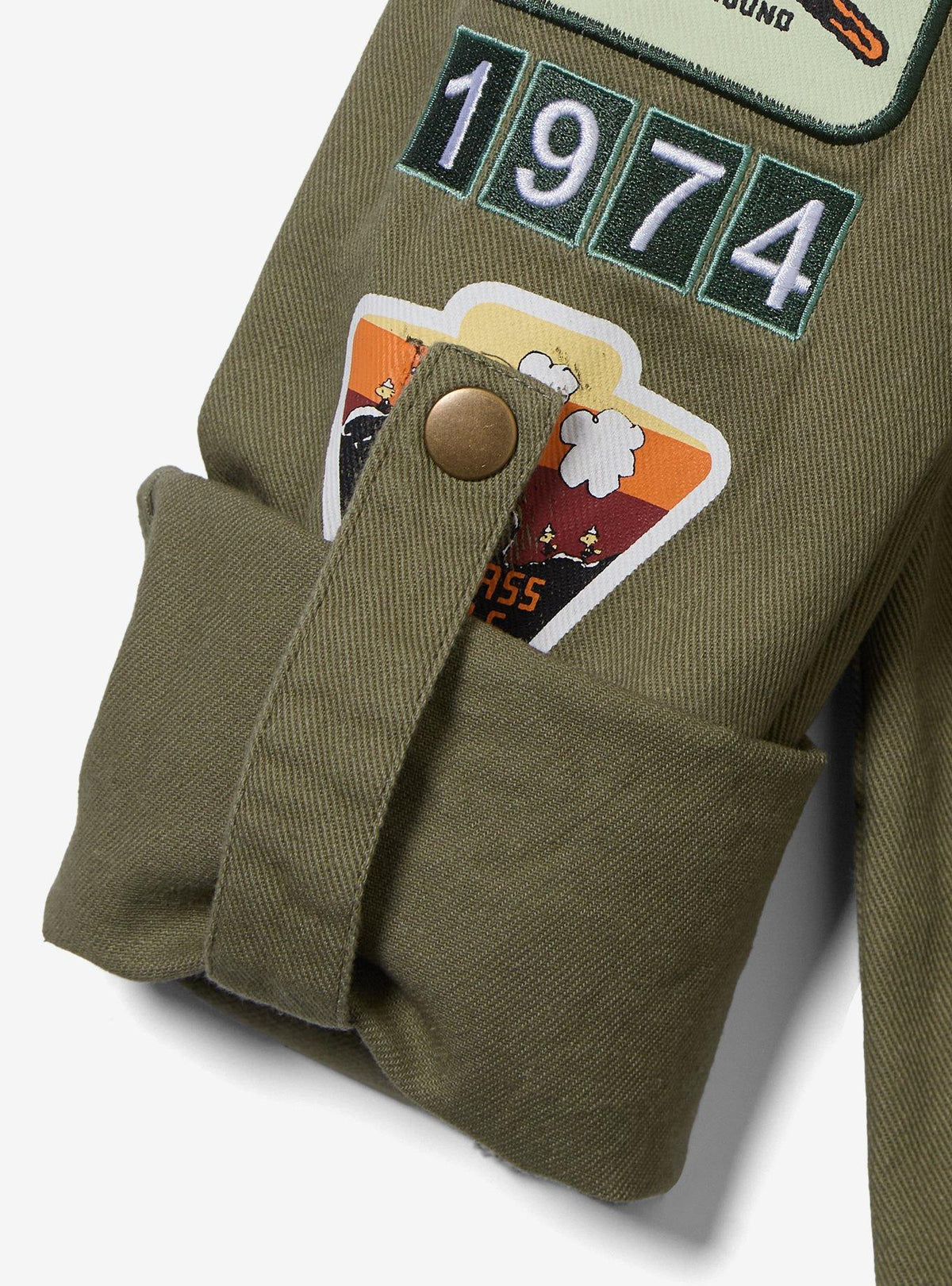 Camisa de mezclilla Peanuts Beagle Scouts para mujer
