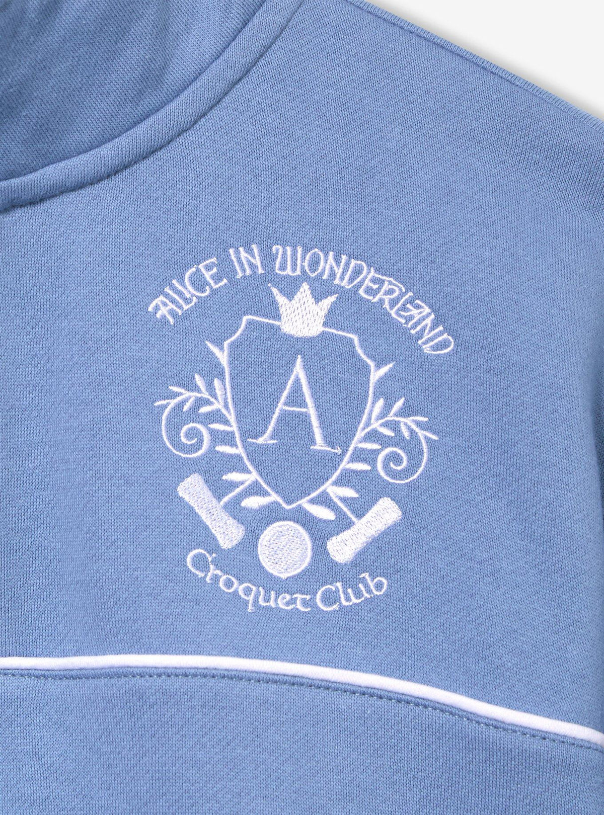 Polerón cropped con cierre Disney Alice in Wonderland