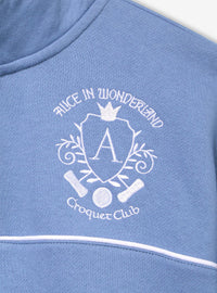Polerón cropped con cierre Disney Alice in Wonderland