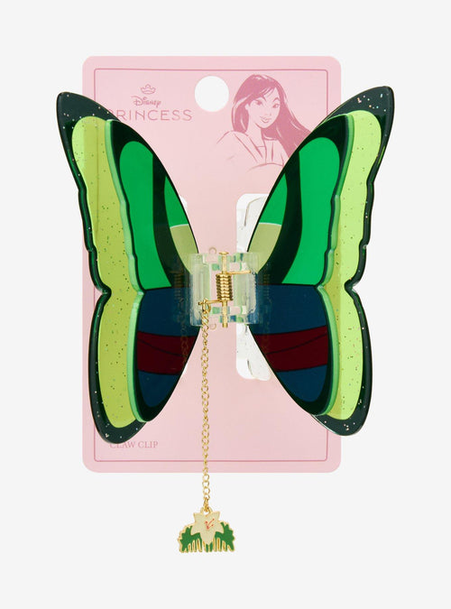Pinza mariposa para el pelo Disney Mulan con colgante