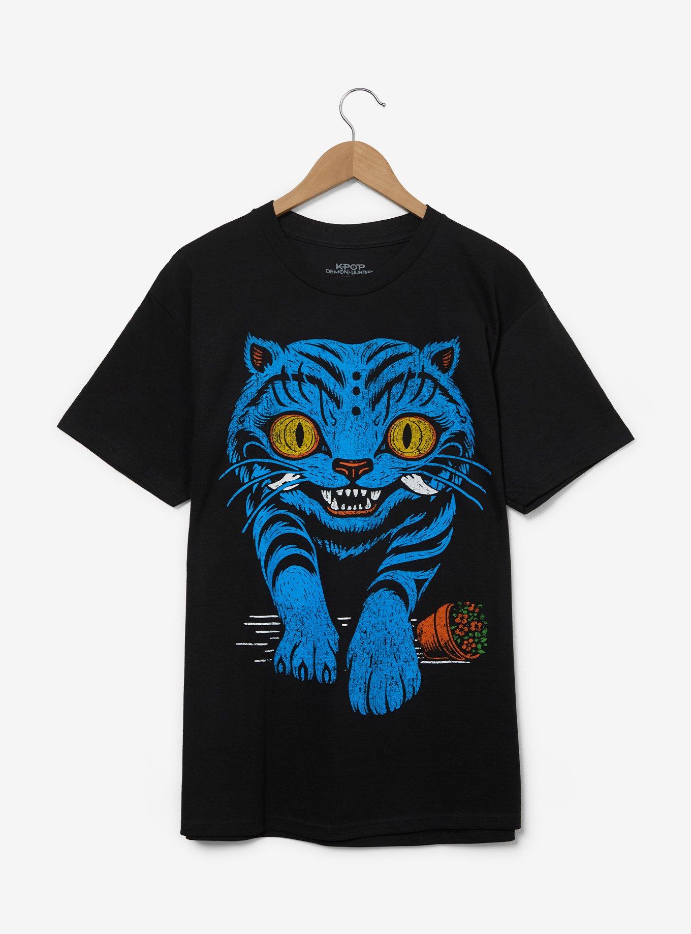Polera KPop Demon Hunters Derpy con tigre