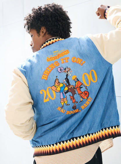 Chaqueta Varsity de Mezclilla The Emperor's New Groove