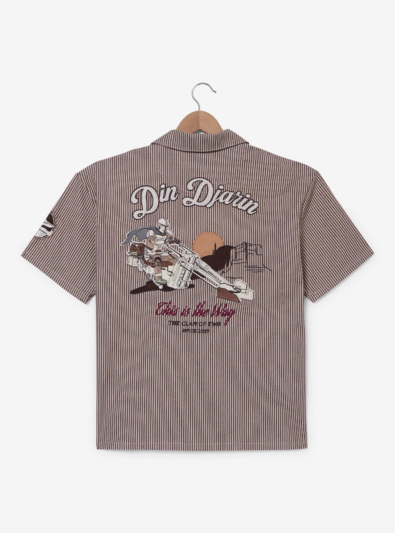 Camisa a botones a rayas de Din Djarin - The Mandalorian
